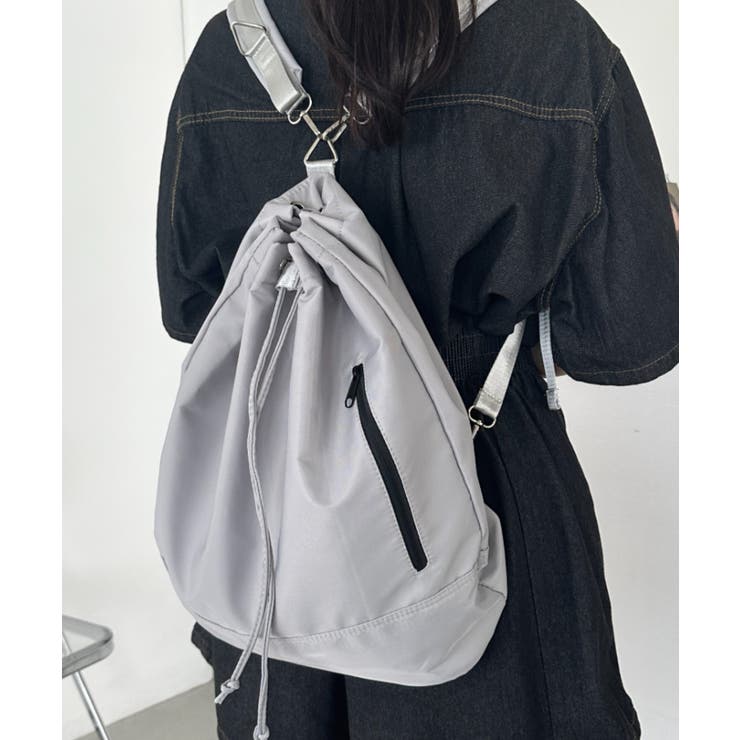 2WAYユニセックス 巾着ボディバッグ | Outfitter lab | 詳細画像10 