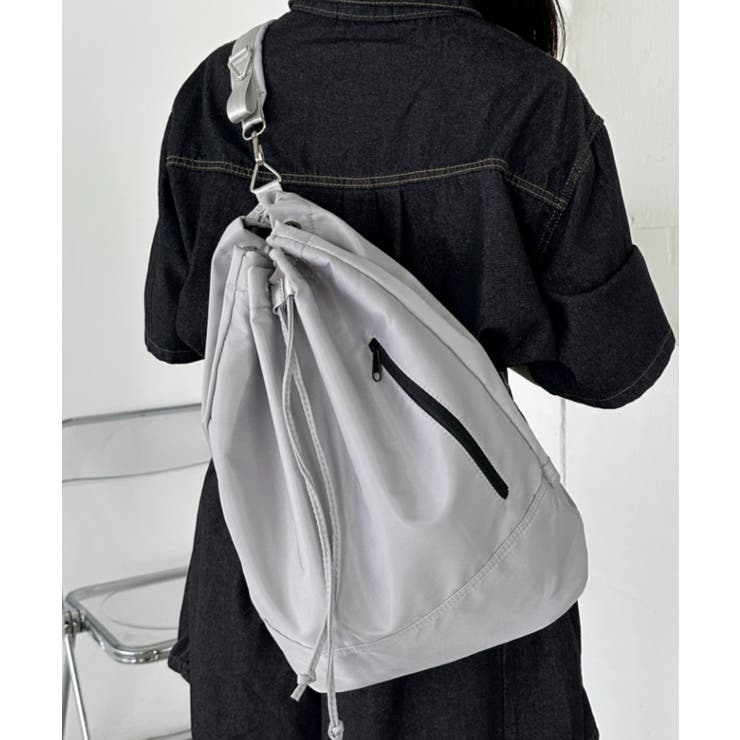 2WAYユニセックス 巾着ボディバッグ | Outfitter lab | 詳細画像17 