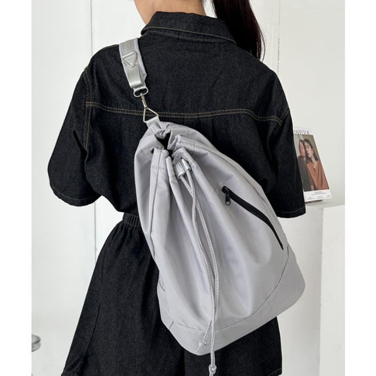 2WAYユニセックス 巾着ボディバッグ | Outfitter lab | 詳細画像19 