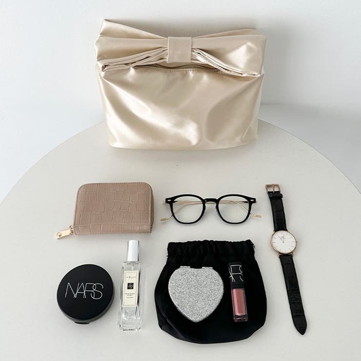 リボンモチーフ スクエアハンドバッグ | Outfitter lab | 詳細画像30 