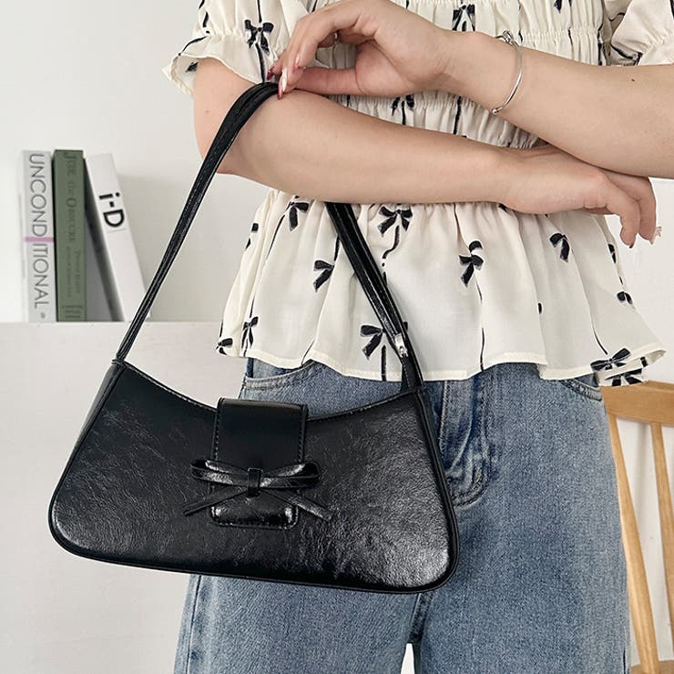 リボンPUハンドルバッグ | Outfitter lab | 詳細画像12 