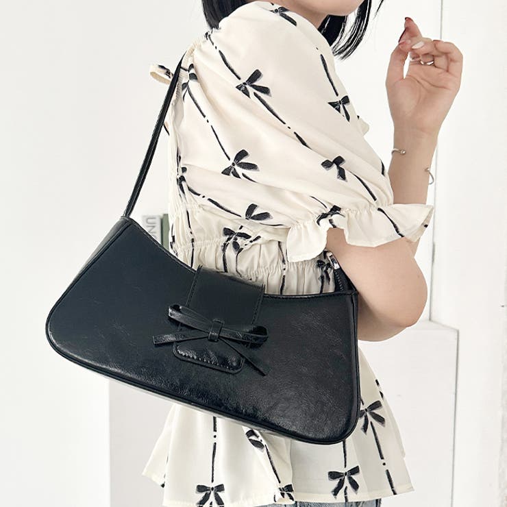 リボンPUハンドルバッグ | Outfitter lab | 詳細画像14 