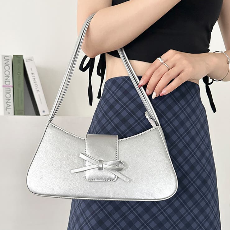 リボンPUハンドルバッグ | Outfitter lab | 詳細画像16 