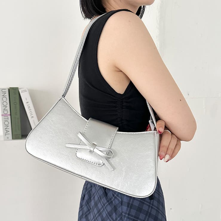 リボンPUハンドルバッグ | Outfitter lab | 詳細画像18 