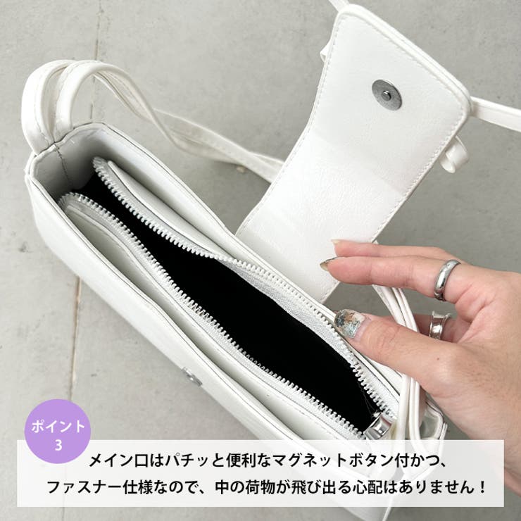 リボンPUハンドルバッグ | Outfitter lab | 詳細画像4 