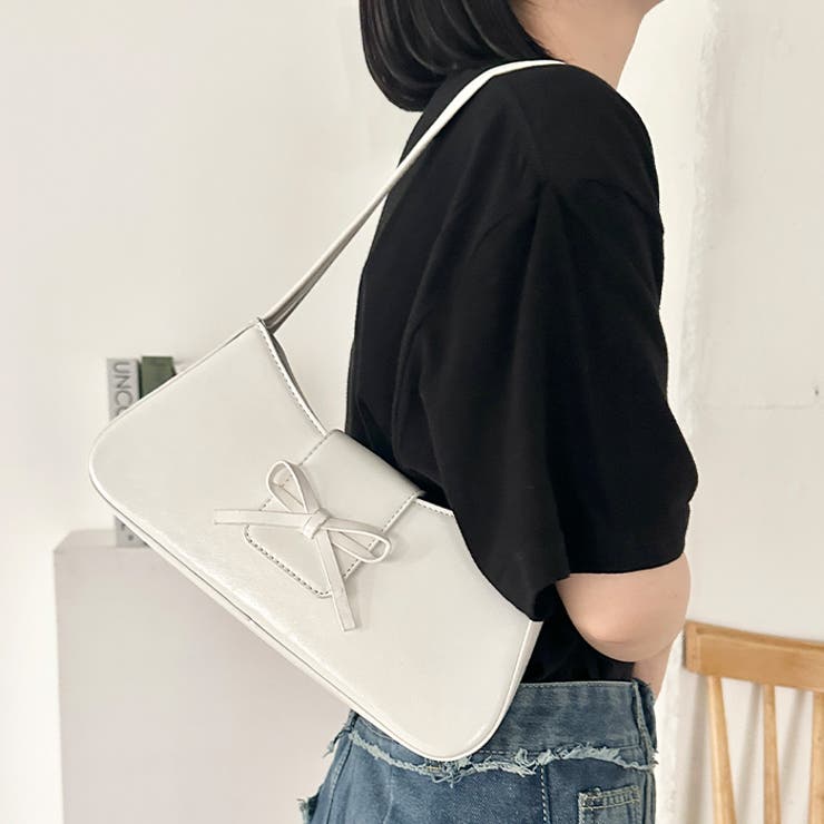 リボンPUハンドルバッグ | Outfitter lab | 詳細画像8 