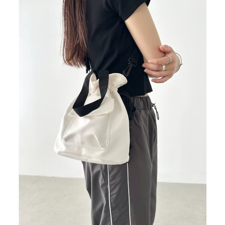 バケツ型ナイロンショルダーバッグ | Outfitter lab | 詳細画像9 