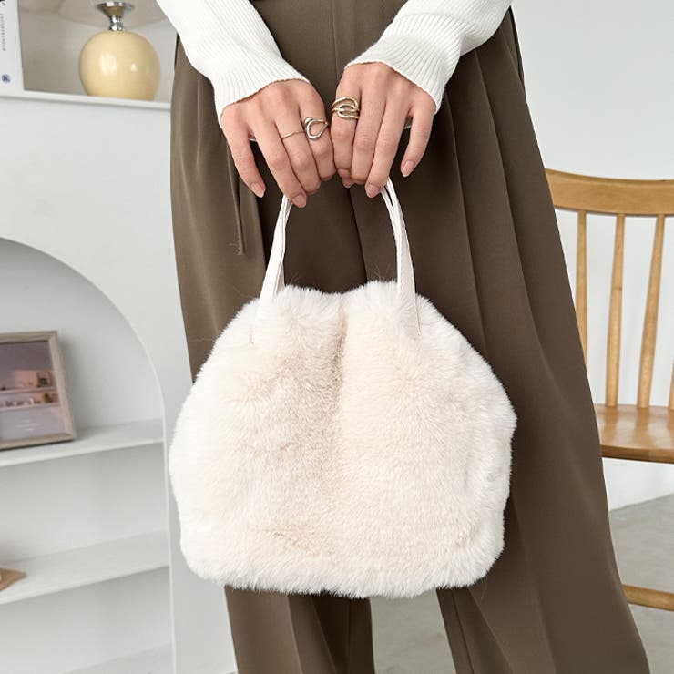 2WAYフェイクファーショルダーバッグ[品番：OUTW0000795]｜Outfitter