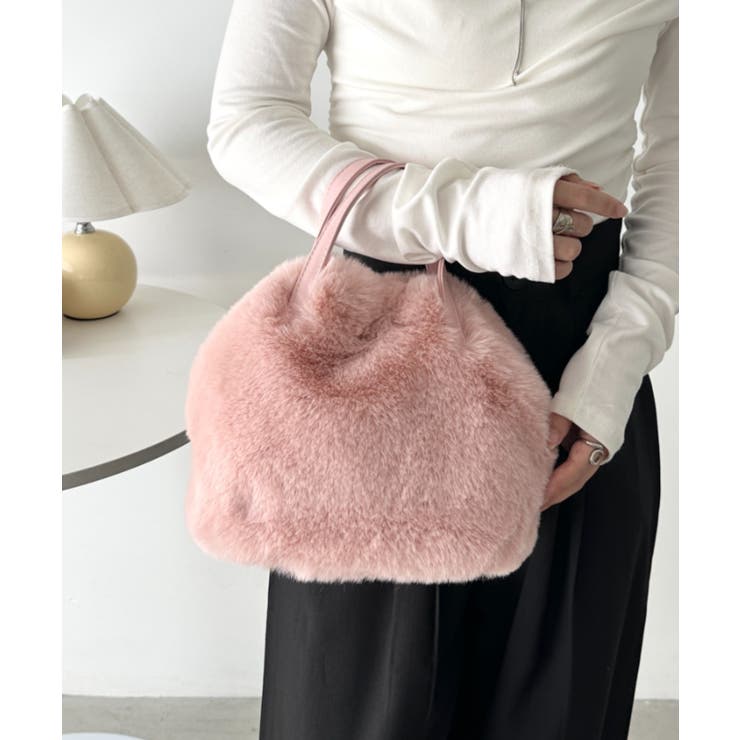 ピンク | 2WAYフェイクファーショルダーバッグ | Outfitter lab