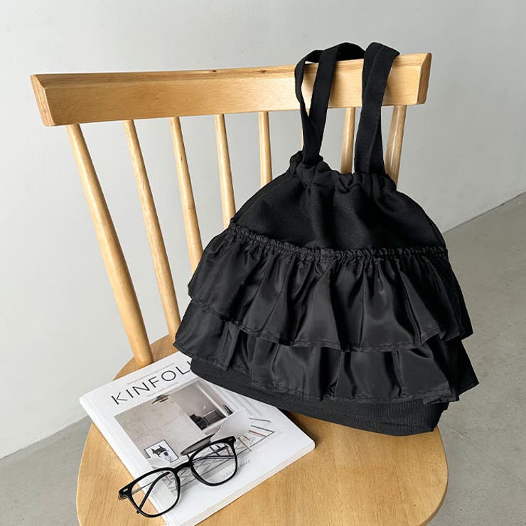 【A4サイズ対応】フリルトートバッグ | Outfitter lab | 詳細画像11 