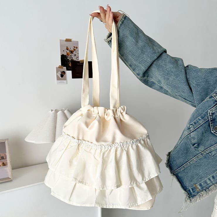 【A4サイズ対応】フリルトートバッグ | Outfitter lab | 詳細画像16 