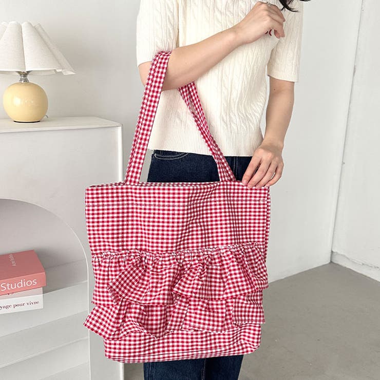 【A4サイズ対応】フリルトートバッグ | Outfitter lab | 詳細画像21 