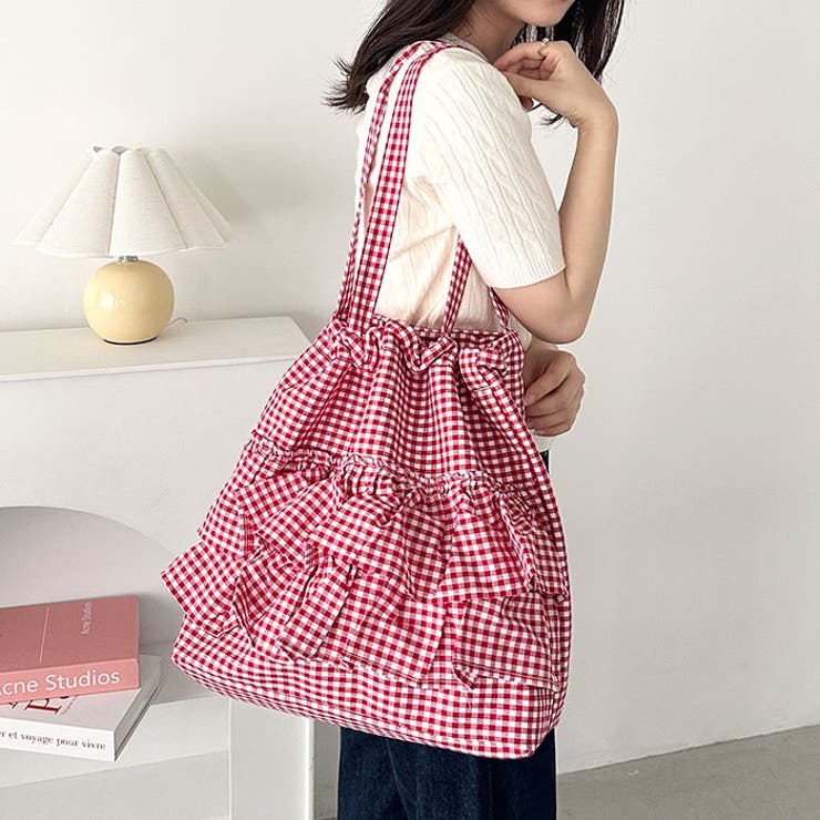 【A4サイズ対応】フリルトートバッグ | Outfitter lab | 詳細画像22 