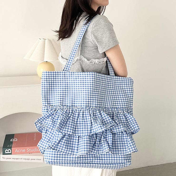 【A4サイズ対応】フリルトートバッグ | Outfitter lab | 詳細画像26 