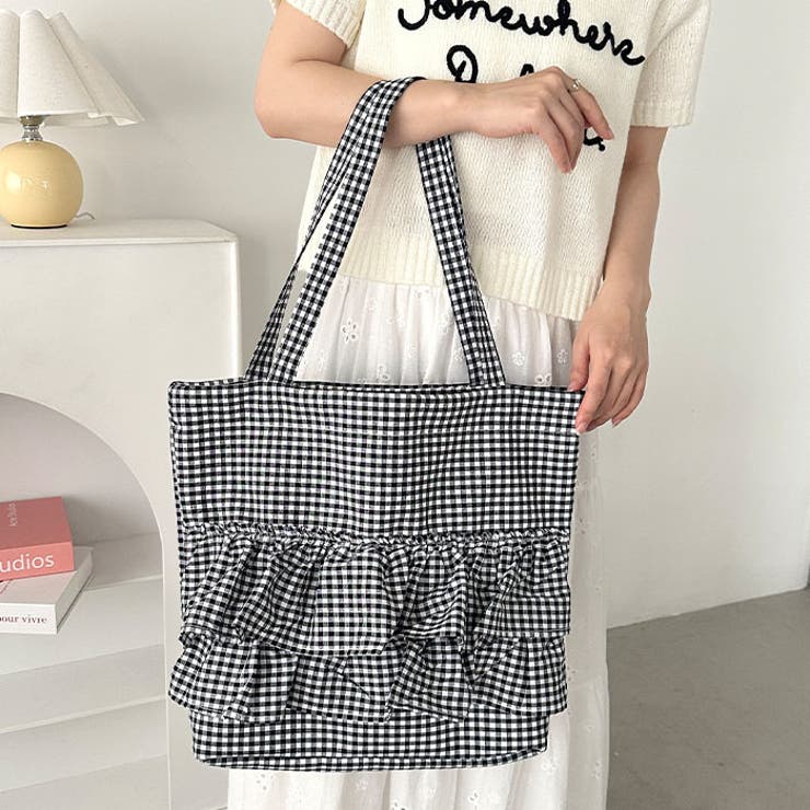 【A4サイズ対応】フリルトートバッグ | Outfitter lab | 詳細画像34 