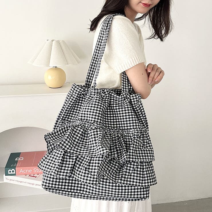 【A4サイズ対応】フリルトートバッグ | Outfitter lab | 詳細画像35 