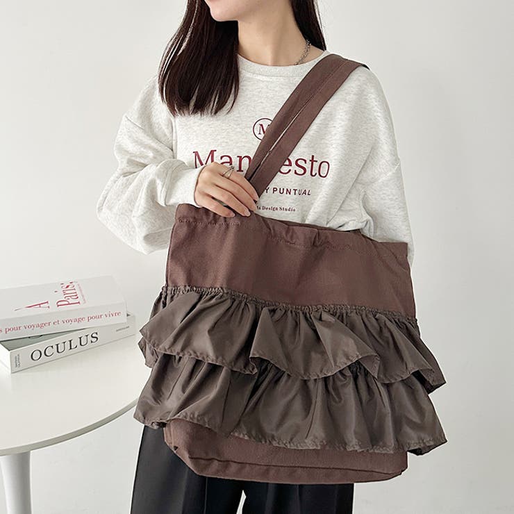 【A4サイズ対応】フリルトートバッグ | Outfitter lab | 詳細画像40 