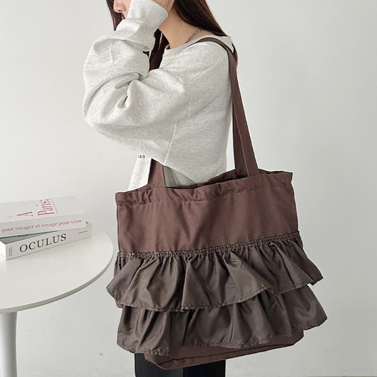 【A4サイズ対応】フリルトートバッグ | Outfitter lab | 詳細画像41 