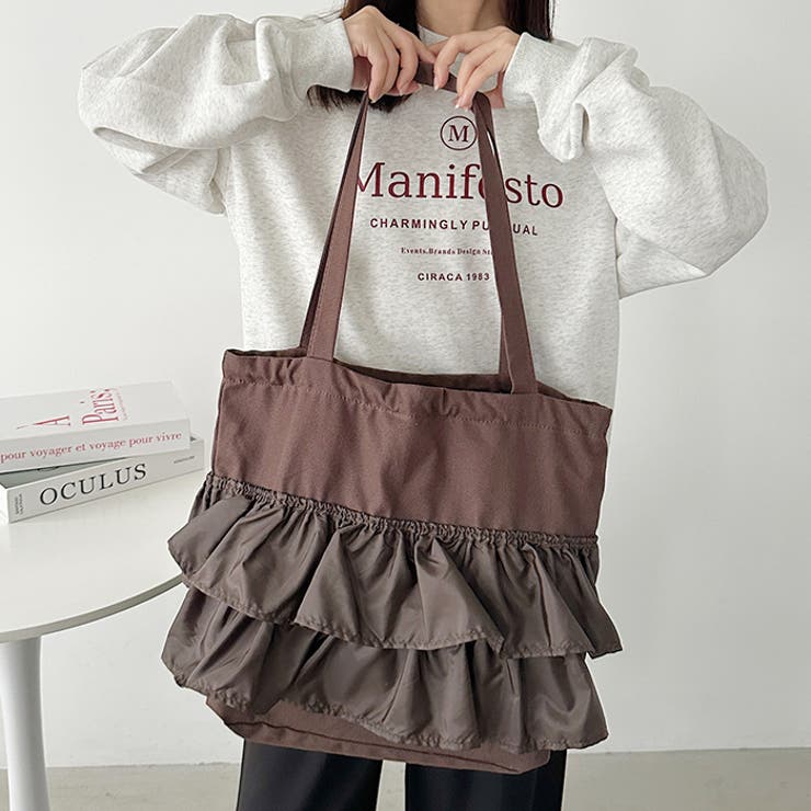 【A4サイズ対応】フリルトートバッグ | Outfitter lab | 詳細画像42 