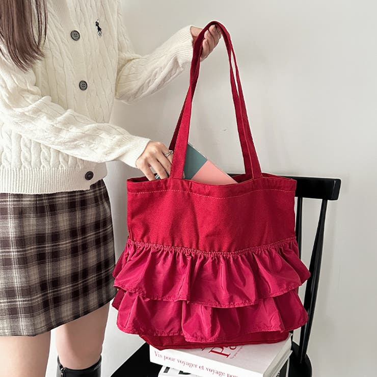 【A4サイズ対応】フリルトートバッグ | Outfitter lab | 詳細画像48 