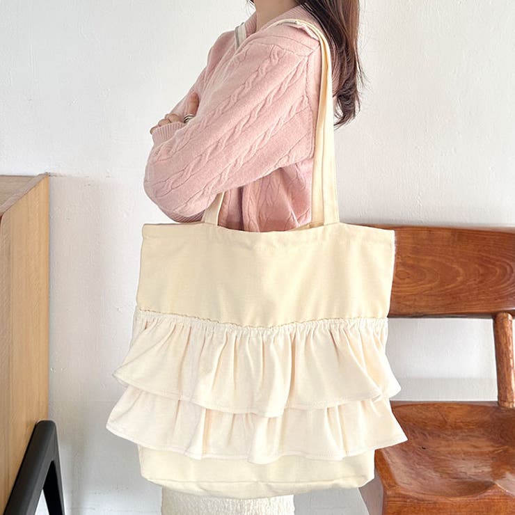 【A4サイズ対応】フリルトートバッグ | Outfitter lab | 詳細画像52 