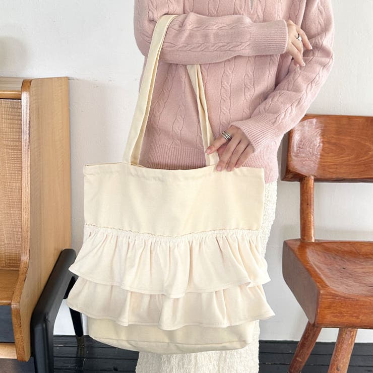 【A4サイズ対応】フリルトートバッグ | Outfitter lab | 詳細画像54 