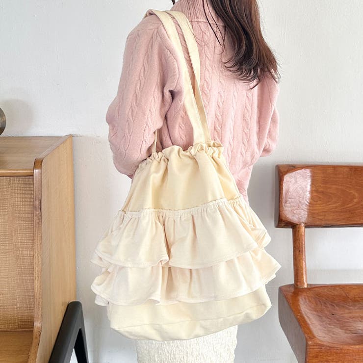 【A4サイズ対応】フリルトートバッグ | Outfitter lab | 詳細画像56 