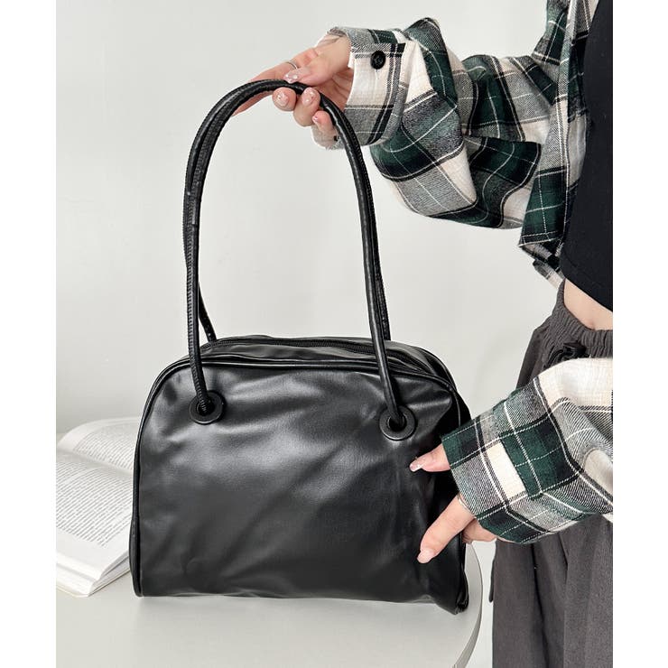 ブラック | ロングハンドルボストンバッグ | Outfitter lab