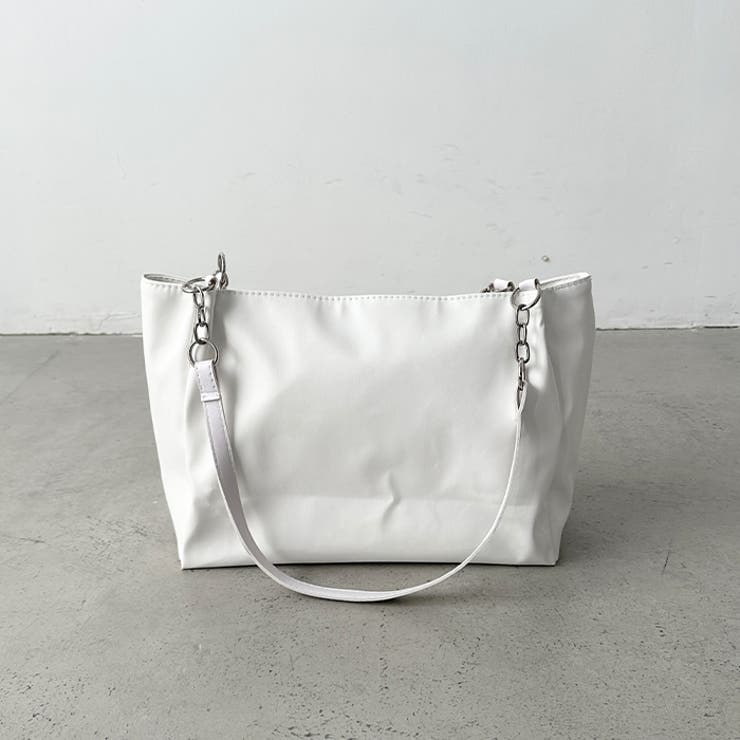 【A4サイズ対応】ダブルポケットPUトートバッグ | Outfitter lab | 詳細画像22 