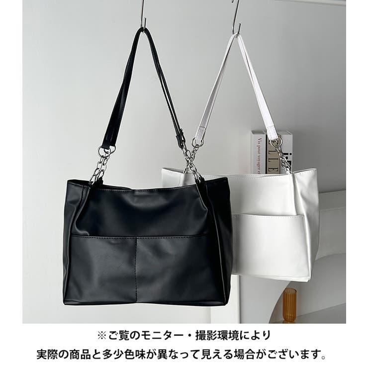 【A4サイズ対応】ダブルポケットPUトートバッグ | Outfitter lab | 詳細画像25 