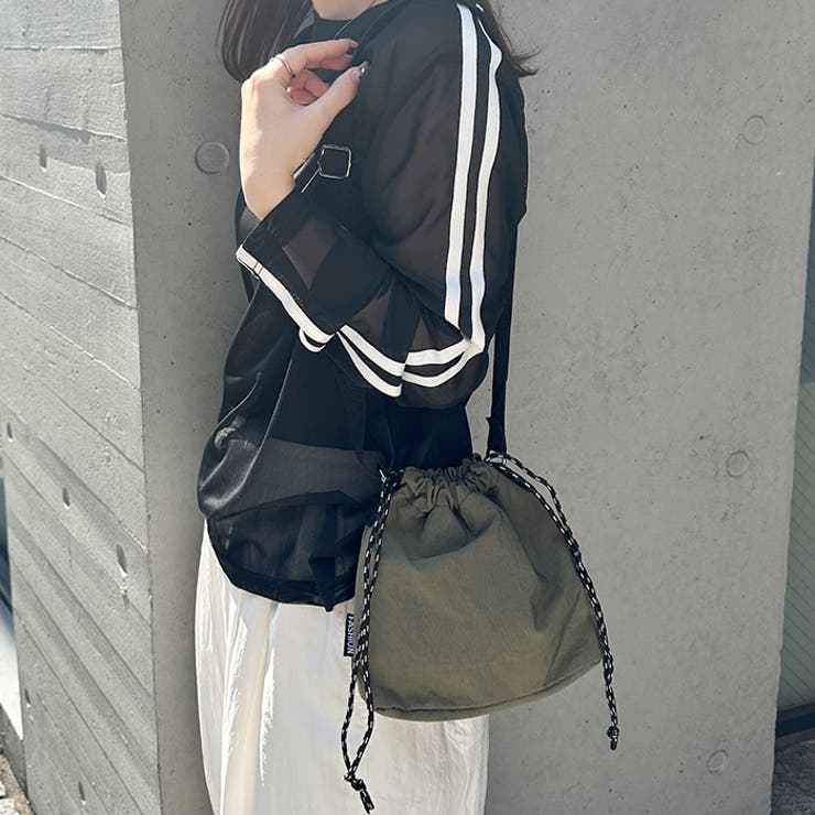 ミリタリー巾着ショルダーバッグ | Outfitter lab | 詳細画像11 