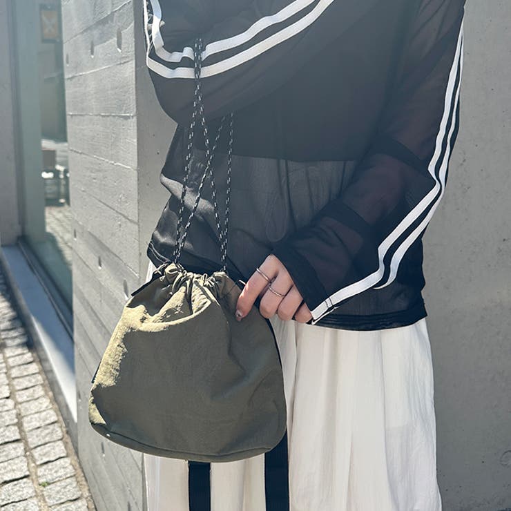 ミリタリー巾着ショルダーバッグ | Outfitter lab | 詳細画像14 