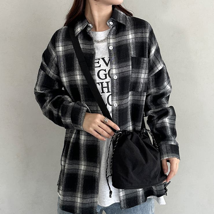 ミリタリー巾着ショルダーバッグ | Outfitter lab | 詳細画像5 