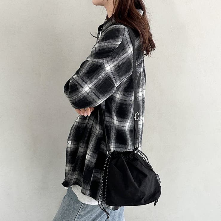 ミリタリー巾着ショルダーバッグ | Outfitter lab | 詳細画像7 