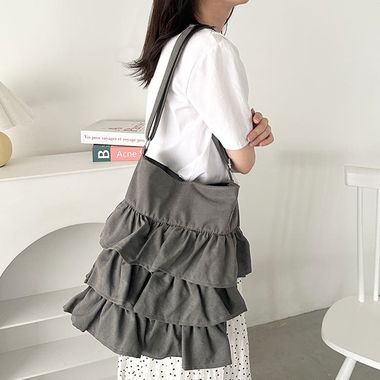 フリルスエードトートバッグ | Outfitter lab | 詳細画像18 