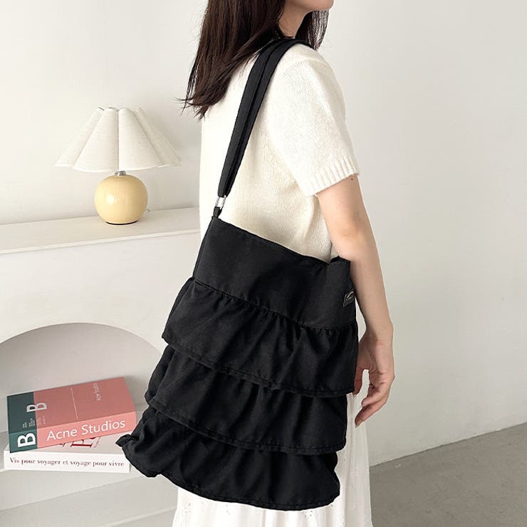 フリルスエードトートバッグ | Outfitter lab | 詳細画像7 