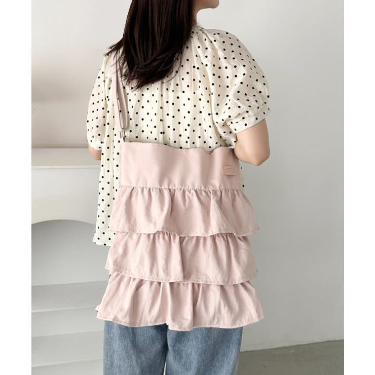 ピンク | フリルスエードトートバッグ | Outfitter lab