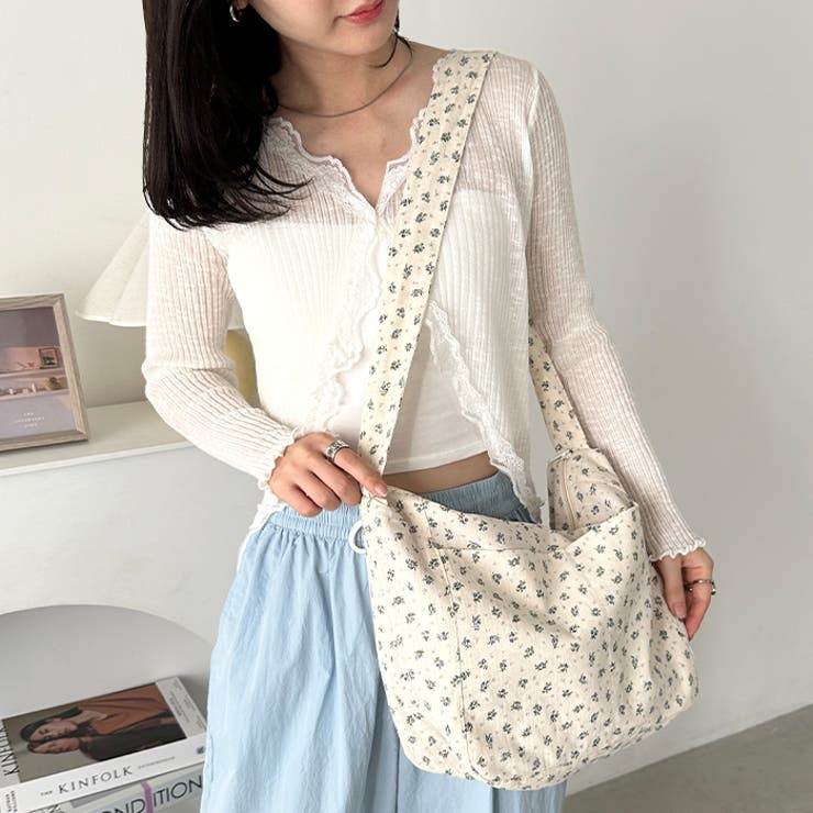 小花柄アジャスターショルダーバッグ | Outfitter lab | 詳細画像15 