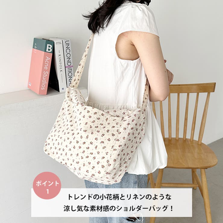 小花柄アジャスターショルダーバッグ | Outfitter lab | 詳細画像2 