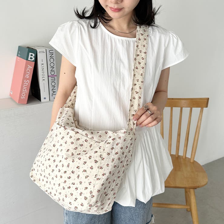 小花柄アジャスターショルダーバッグ | Outfitter lab | 詳細画像5 