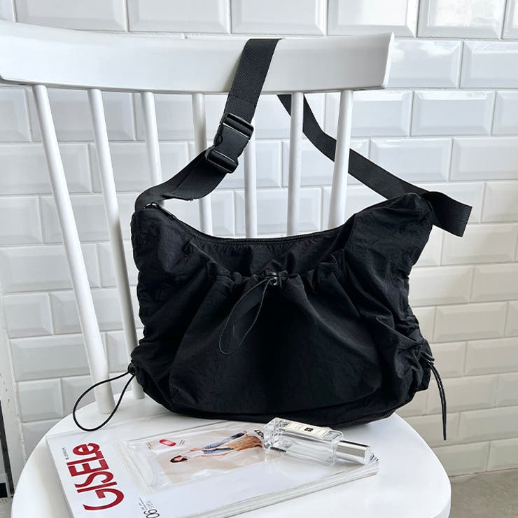 【A4サイズ対応】ポケット付きドロストショルダーバッグ | Outfitter lab | 詳細画像10 