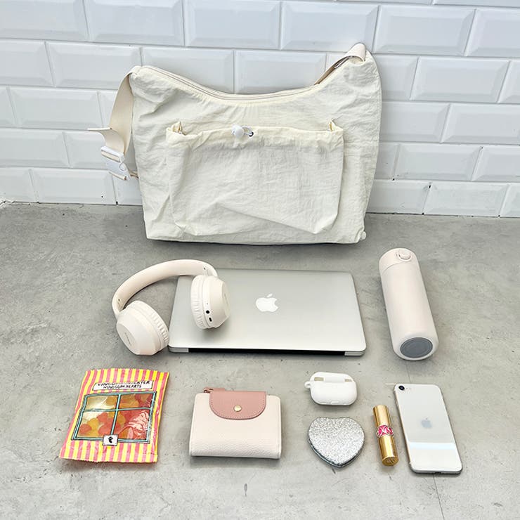 【A4サイズ対応】ポケット付きドロストショルダーバッグ | Outfitter lab | 詳細画像17 