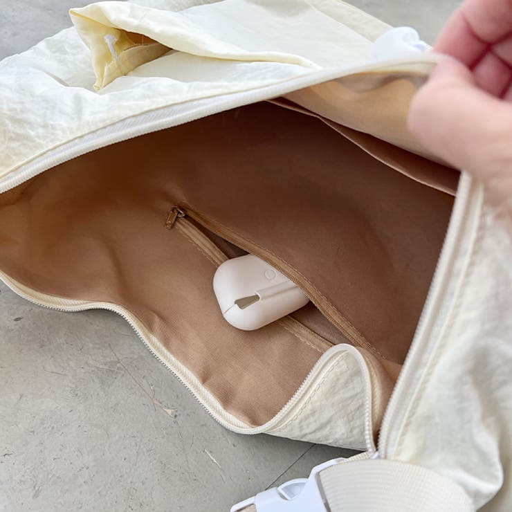 【A4サイズ対応】ポケット付きドロストショルダーバッグ | Outfitter lab | 詳細画像22 