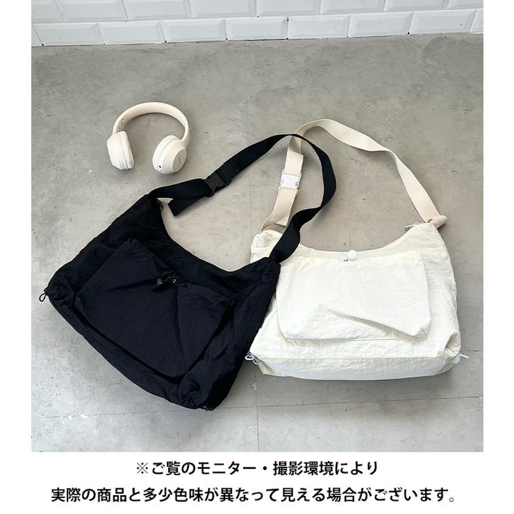 【A4サイズ対応】ポケット付きドロストショルダーバッグ | Outfitter lab | 詳細画像26 