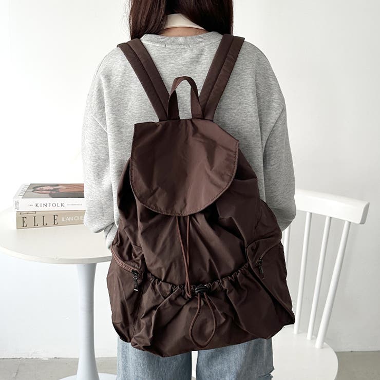 【大容量】ドロストナイロンバックパック/リュック | Outfitter lab | 詳細画像11 