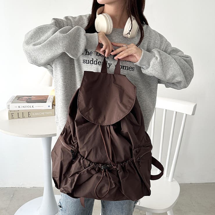 【大容量】ドロストナイロンバックパック/リュック | Outfitter lab | 詳細画像15 