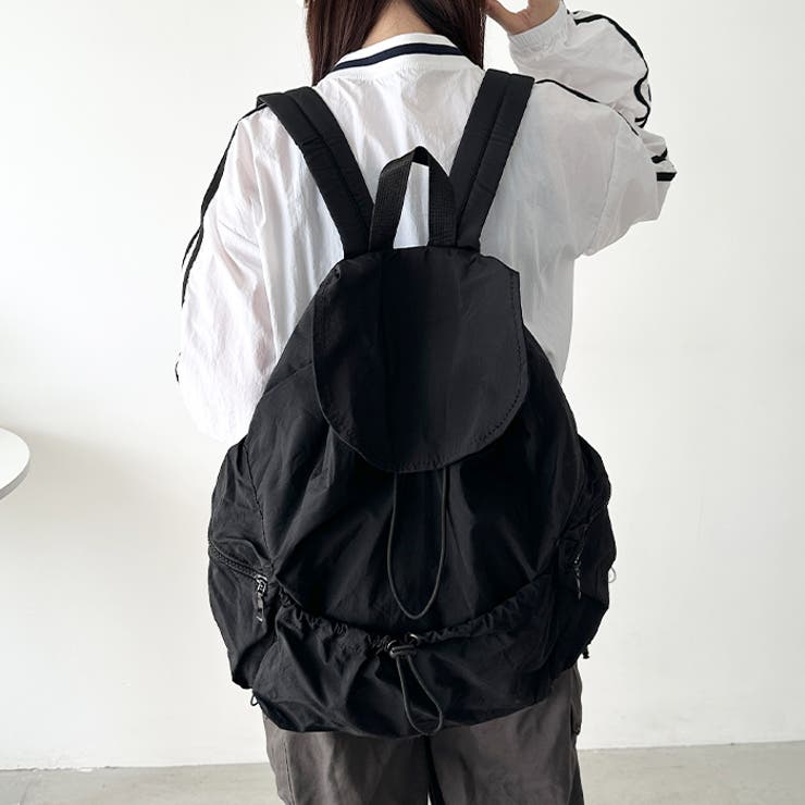 【大容量】ドロストナイロンバックパック/リュック | Outfitter lab | 詳細画像5 