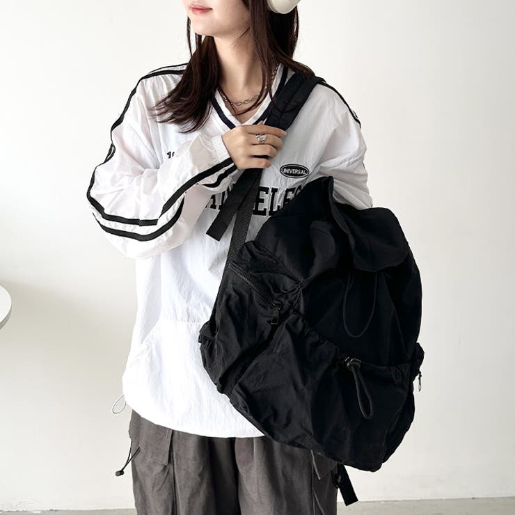 【大容量】ドロストナイロンバックパック/リュック | Outfitter lab | 詳細画像8 