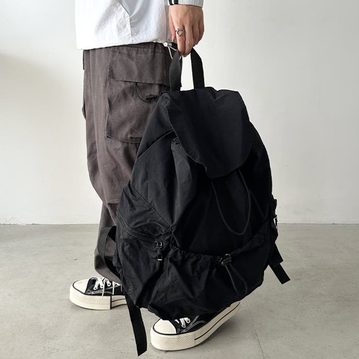 【大容量】ドロストナイロンバックパック/リュック | Outfitter lab | 詳細画像9 