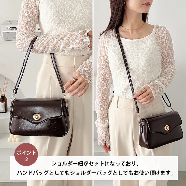 2wayPUハンドショルダーバッグ | Outfitter lab | 詳細画像3 